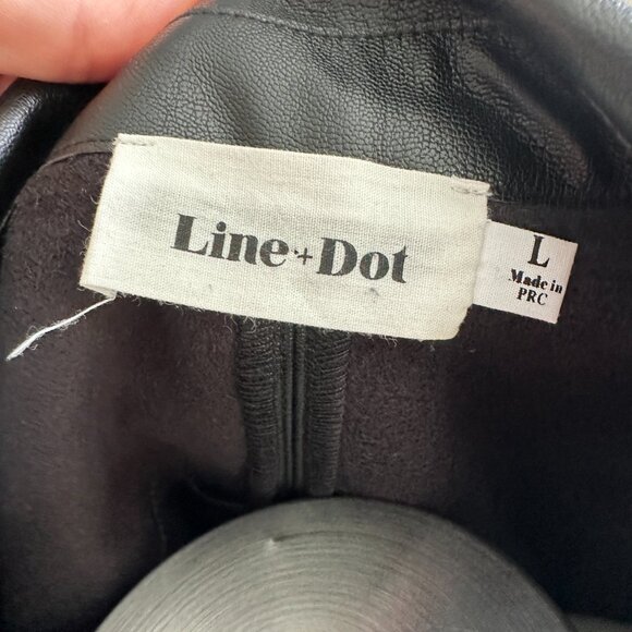 Faux Black Pebbled Leather Button Down Shirt - Picture 5 of 7